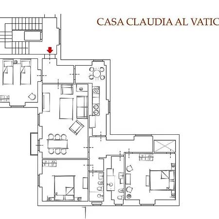 Apartman Casa Claudia Al Vaticano *